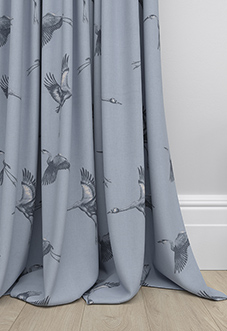 Cranes, Delft - Made to Measure Curtains